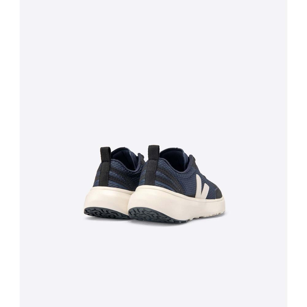 Navy Kids' Veja CANARY ELASTIC LACE Shoes | AU 770VRW